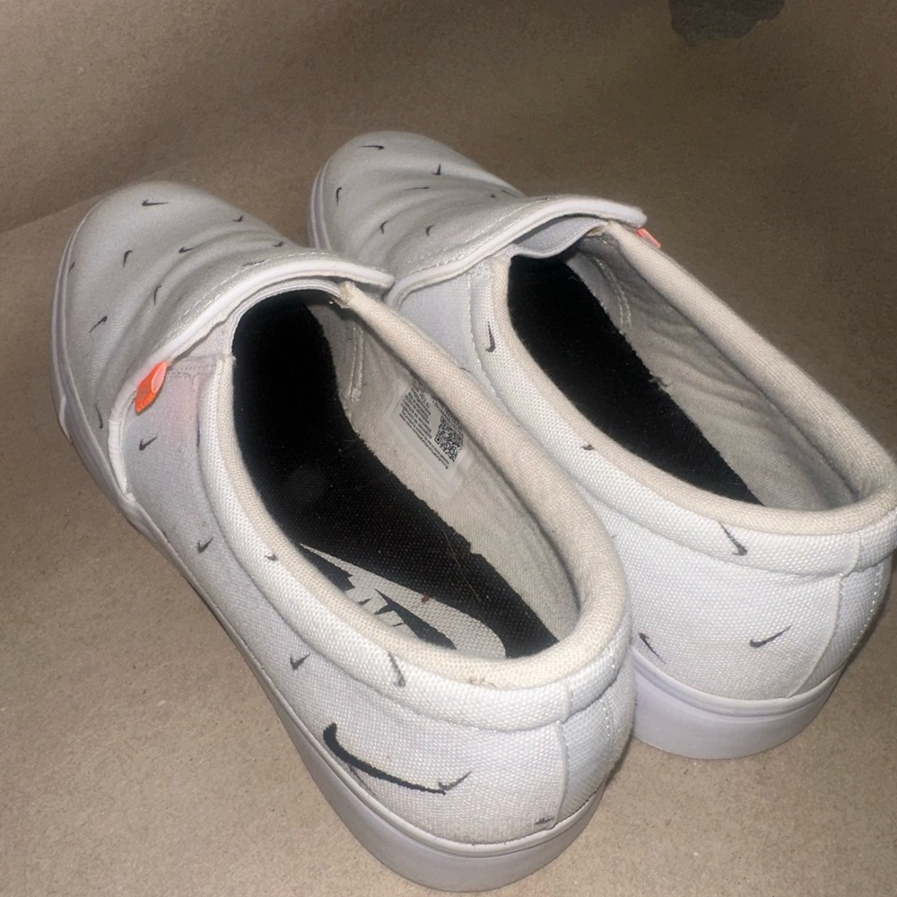 Nike White Slip-On Sneakers - Picture 4 of 5